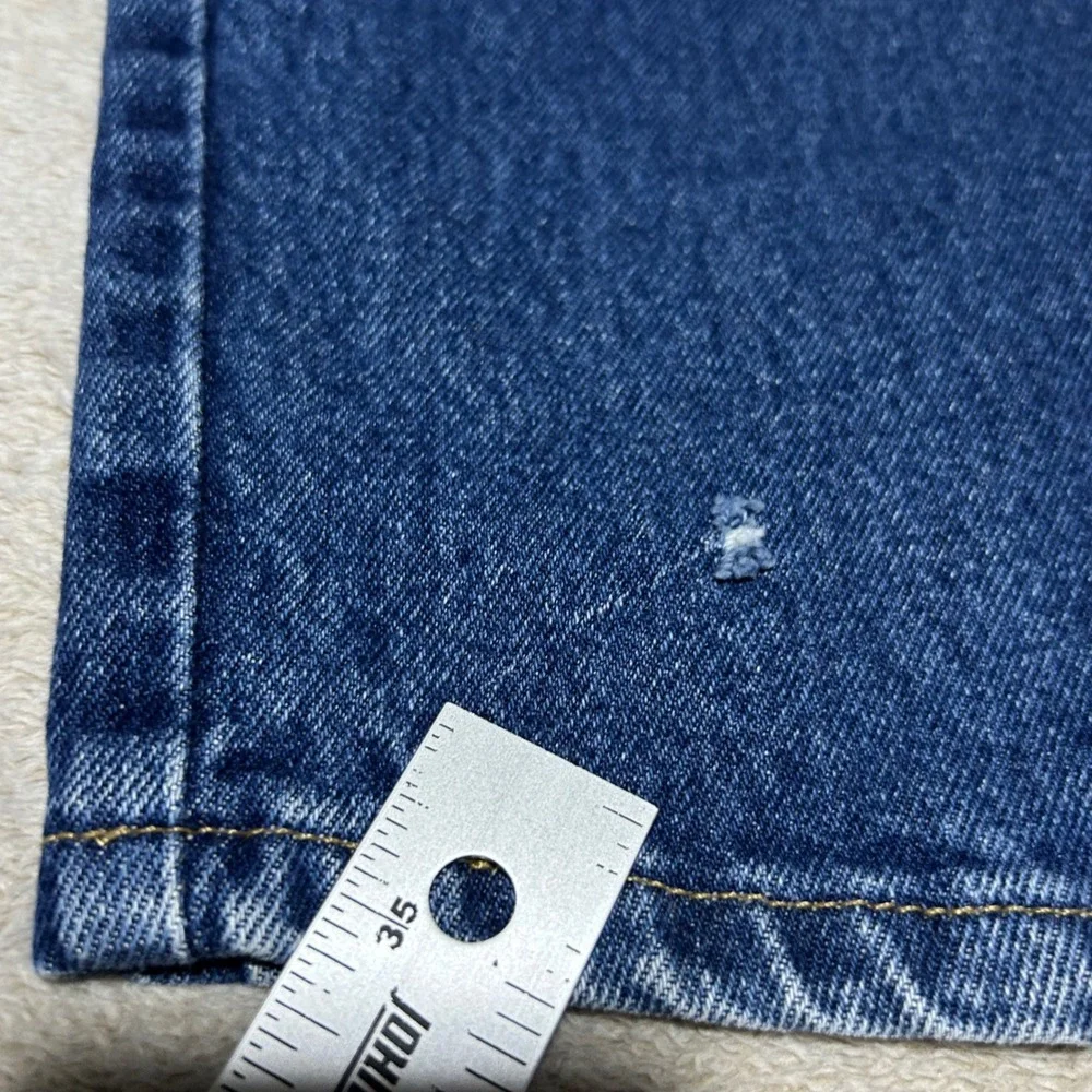 Wrangler Riggs Workwear Jeans Mens 40 30 Blue Carpenter Denim 3W050AI